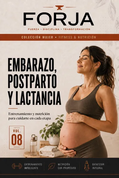 Portada de Fuerza durante el Embarazo y el Posparto — entrenamiento seguro por trimestre