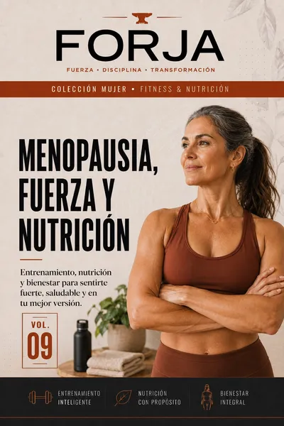 Portada de Fuerza en la Perimenopausia y la Menopausia — fuerza para proteger músculo y hueso