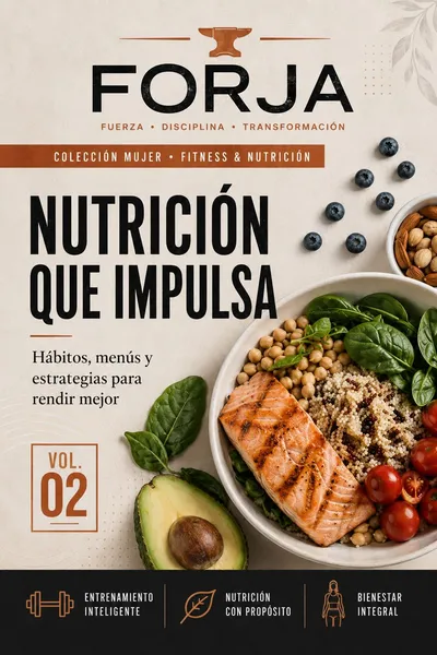 Portada de Nutrición que Impulsa — nutrición práctica para mujeres activas